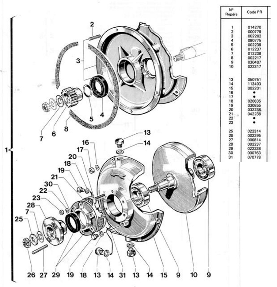 Réducteur 1/4